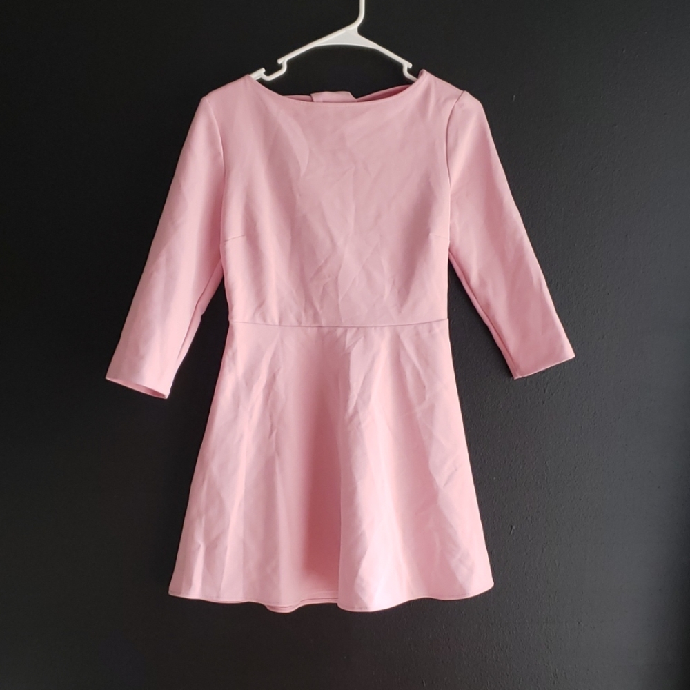 Blush Pink Open Back Dress